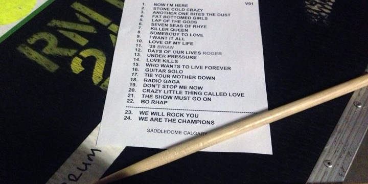 set list