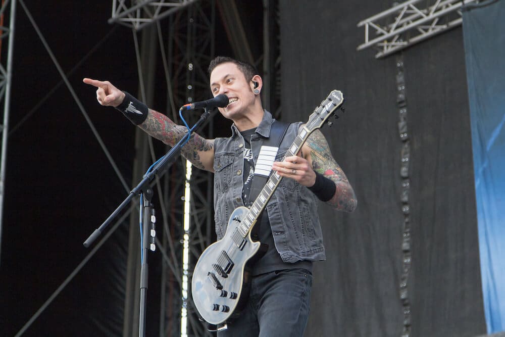 Matt Heafy from Trivium at Nova Rock 2014
