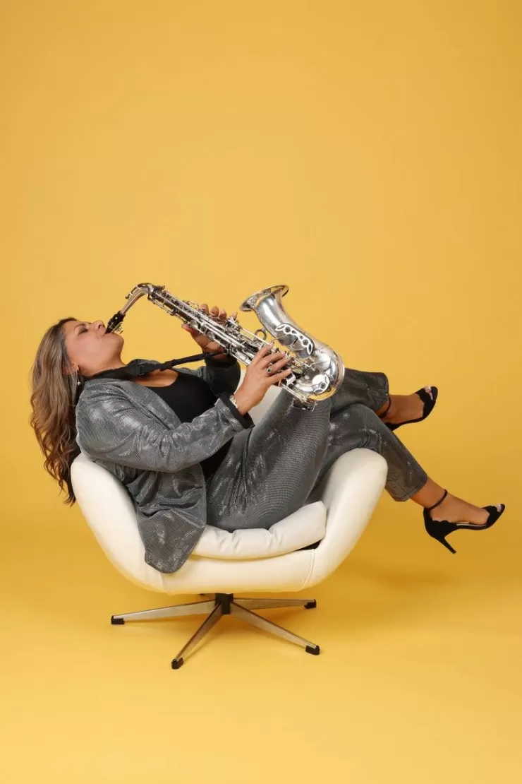 Female Sax Player
