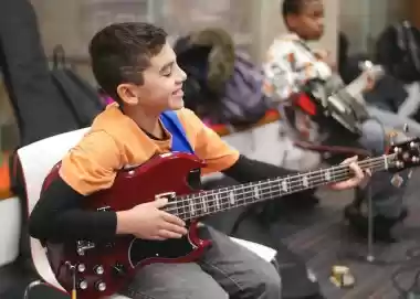 Learning the guitar