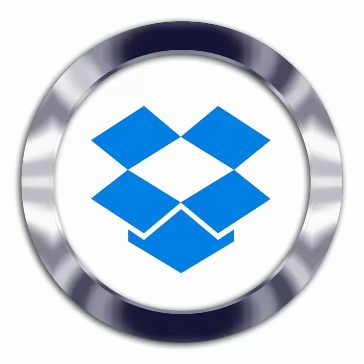 Dropbox cloud storage logo icon
