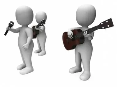 Open mic performer