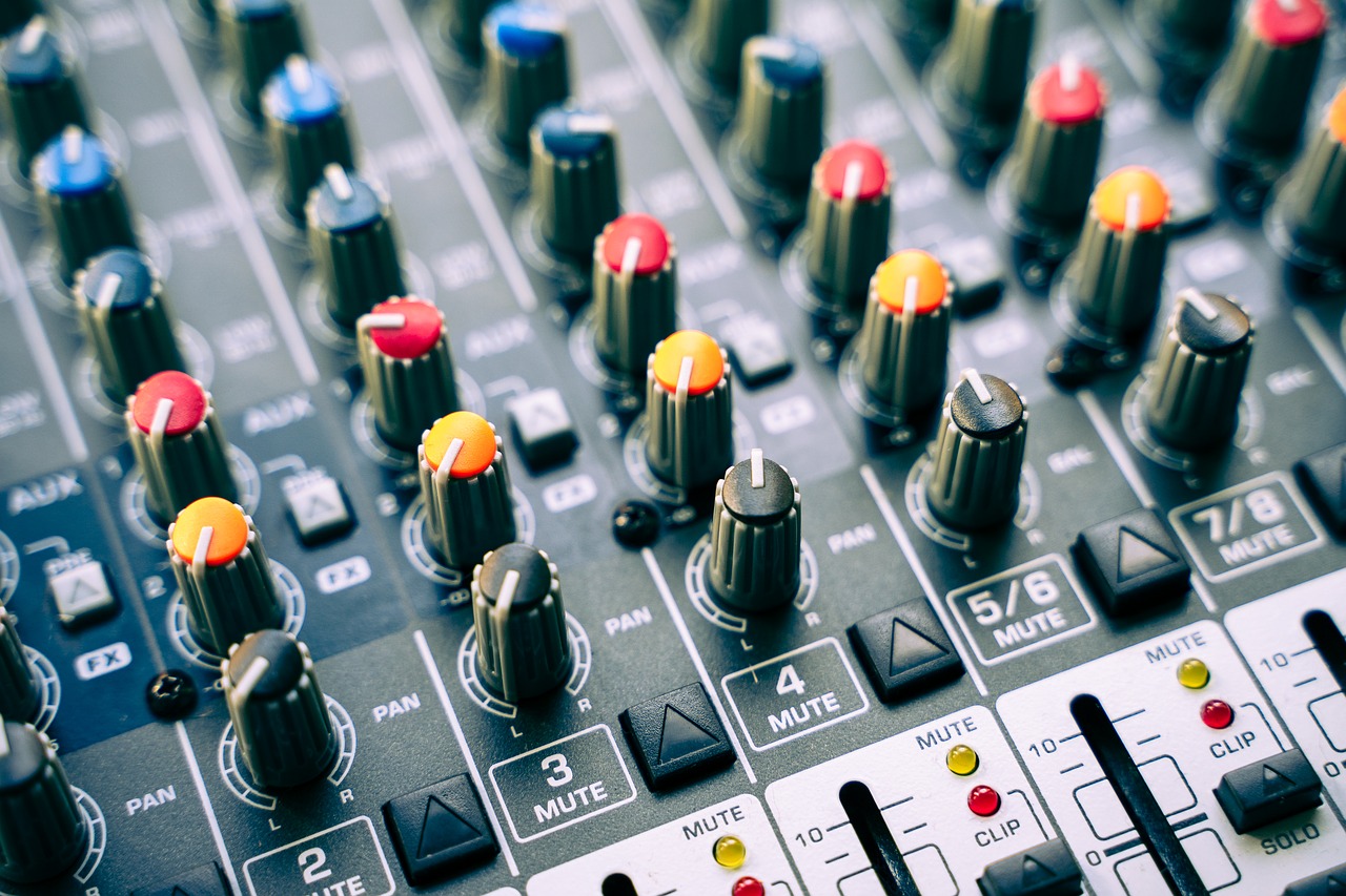 mixing desk