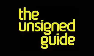 The Unsigned Guide yellow logo on black background