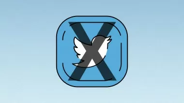 Twitter X logo