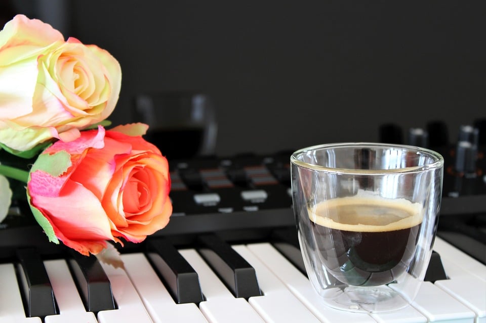 coffee piano