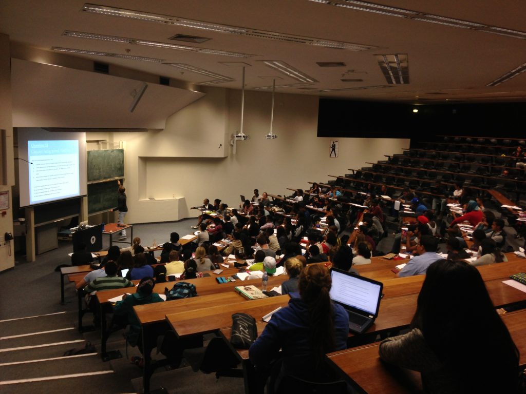 university lecture