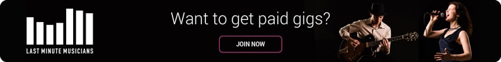 Register on Last Minute Musicians