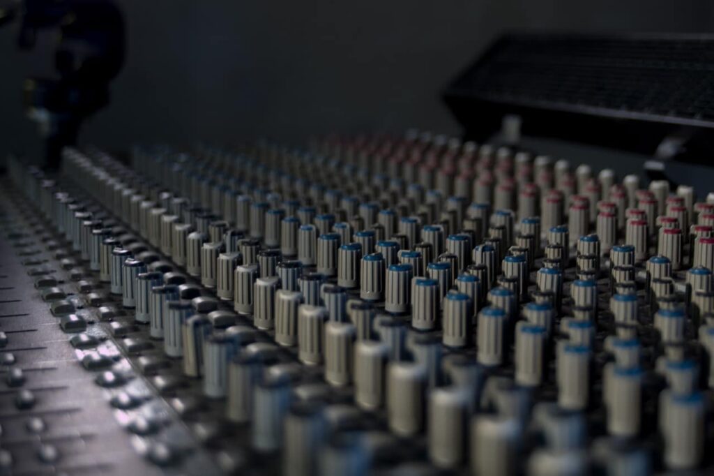 mixing desk