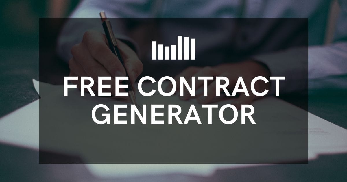 free contract generator tool