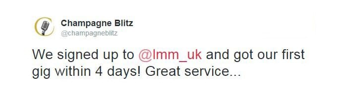 Testimonial by Champagne