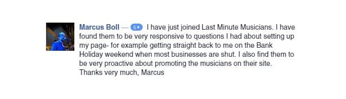 Testimonial by Marcus