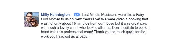 Testimonial by Milly